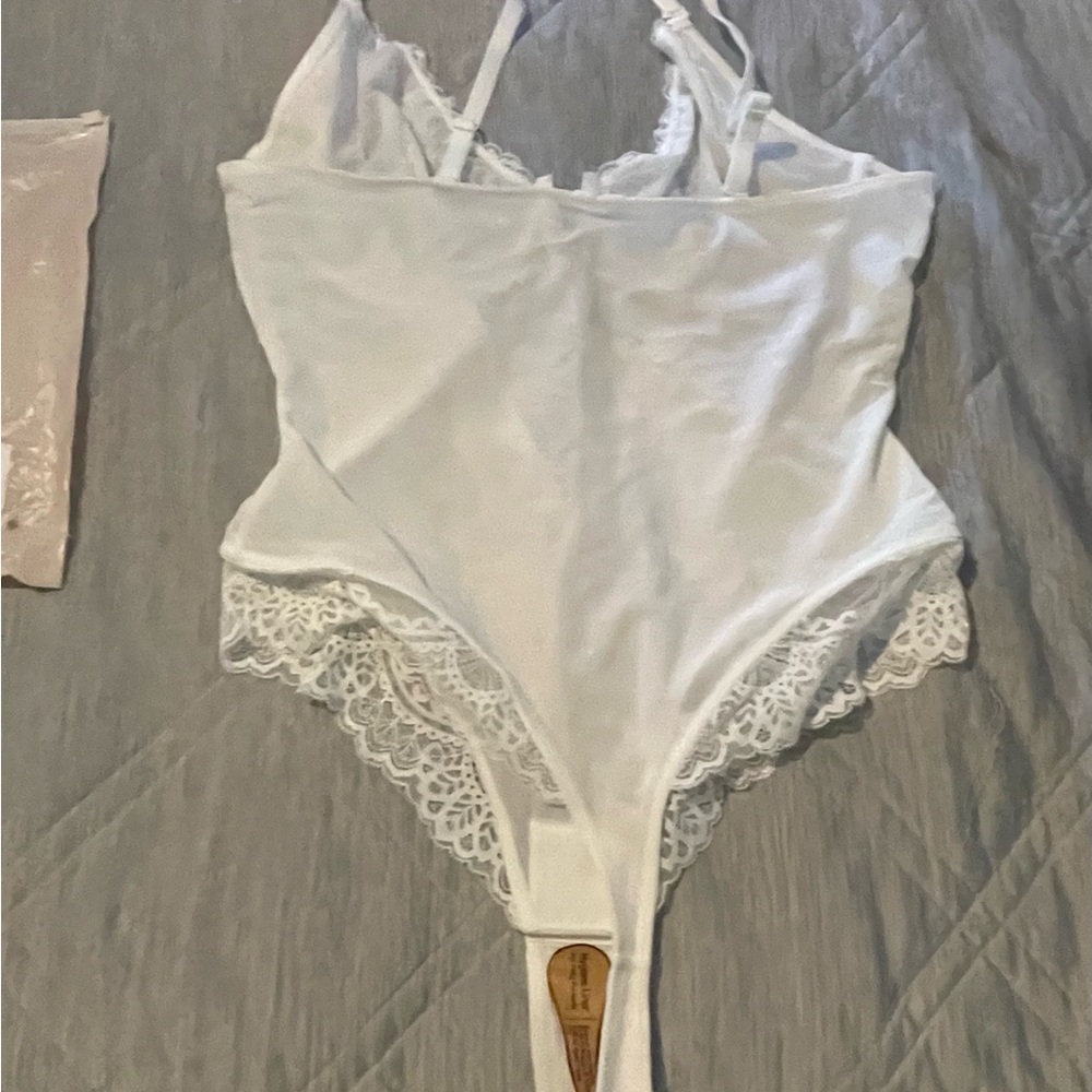 White Lace Bodysuit